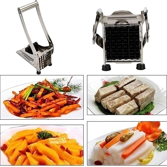 Presa pentru cartofi pai, Zola, 2 tipuri de lame pentru felii mai groase sau mai subtiri, 26 x 9 x 11 cm Presa pentru cartofi pai, Zola, 2 tipuri de lame pentru felii mai groase sau mai subtiri, 26 x 9 x 11 cm